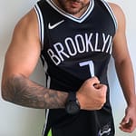 Camiseta Regata NBA Brooklyn Nets Durant 7 Icon Edition Preta Nike