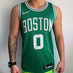 Camiseta Regata Basquete NBA Boston Celtics 0 Jayson Tatum Icon Edition Verde 2022 Nike