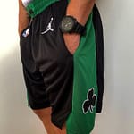 Short Bermuda Basquete NBA Boston Celtics Statement Edition Preta 2022 Jordan