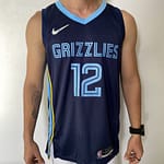 Camiseta Regata NBA Swingman Memphis Grizzlies Ja Morant 12 Icon Edition Azul 2022 Nike