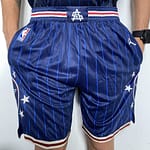 Short Bermuda Calção Basquete NBA All-Star Game Time Leste Statement Edition Jordan Azul 2024