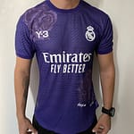 Camisa Real Madrid 4th Versão Jogador 2025 Edição Especial Adidas Y-3 Roxa