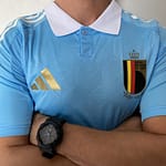 Camisa Seleção Bélgica Away Versão Jogador EuroCopa 2024/25 Adidas Azul