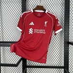 Camisa Liverpool Home Versão Torcedor 2025/2026 Vermelha Adidas
