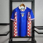 Camisa Retrô Clássica Seleção Croácia Away 1998 Lotto