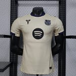 Camisa Barcelona Away Versão Jogador 2025/2026 - Nike Edição Kobe Briant - Bege