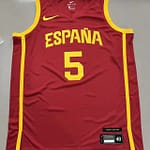 Camiseta Regata Basquete Seleção Espanha 2023 Nike Vermelha
