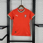Camisa Seleção Portugal Home Feminina 2025 Puma Vermelha