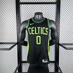 Camiseta Regata Basquete NBA Boston Celtics 0 Tatum City Edition 2025 Preta Nike