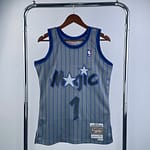Camiseta Regata NBA Orlando Magic 1 Penny Hardaway Mitchell & Ness Cinza 1994/95