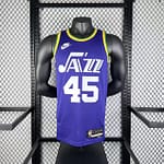 Camiseta Regata NBA Utah Jazz 45 Donovan Mitchell Classic Edition Roxo 2024/25 Nike