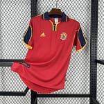 Camisa Retrô Clássica Seleção Espanha Home 1998 Vermelha Adidas