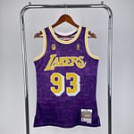 Camiseta Regata NBA Los Angeles Lakers BAPE Mitchell & Ness Roxo 1993