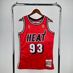 Camiseta Regata NBA Miami Heat BAPE Mitchell & Ness Vermelha 1993