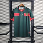 Camisa Retrô Clássica Seleção Marrocos Away 1998 Verde Puma