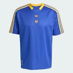 Camisa Boca Junior Terrace Icons Unissex 2025 Azul Adidas