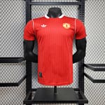 Camisa Manchester United Terrace Icons Unissex 2025 Velmelha Adidas