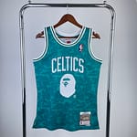 Camiseta Regata NBA Boston Celtics BAPE Mitchell & Ness Verde 1985/86