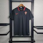 Camisa Seleção Portugal Polo 2023 Preta Nike