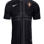 Camisa Retrô Clássica Seleção Portugal Away 2013 Preta Nike