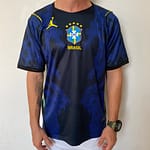 Camisa Brasil Seleção Brasileira Away Torcedor Copa do Mundo 2026 Jordan Azul Nike