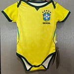 Body Infantil Brasil Amarela Seleção Brasileira Copa do Mundo 2026