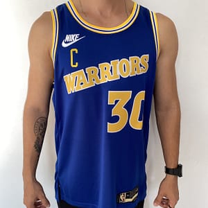 Camiseta Regata NBA Swingman Golden States Warriors Curry 30 Classic Edition Azul 2023 Nike