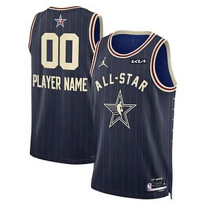 Camiseta Regata Basquete NBA All-Star Game Time Leste Personalize (Nome e Número) Statement Edition Jordan Azul 2024