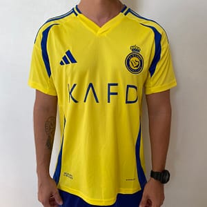 Camisa Al Nassr Home Versão Torcedor Amarela 24/2025 Adidas