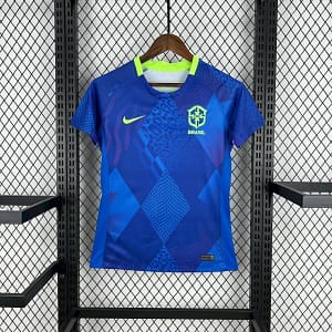 Camisa Brasil Seleção Brasileira Away Versão Torcedor Feminina Azul 25/2026 Nike