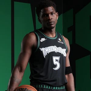 Camiseta Regata Basquete NBA Minnesota Timberwolves Classic Edition Preta 25/2026 Nike