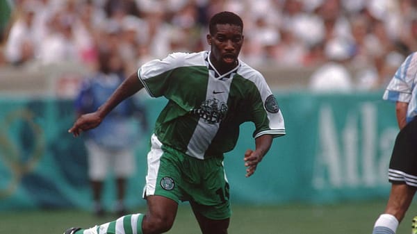 Camisa Retrô Clássica Seleção Nigéria Home 1996 Verde Nike - Imagem 7