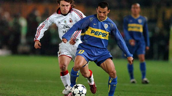 Camisa Retrô Boca Juniors Home 2003/2004 Nike - Azul Amarela - Total 90 - Imagem 5