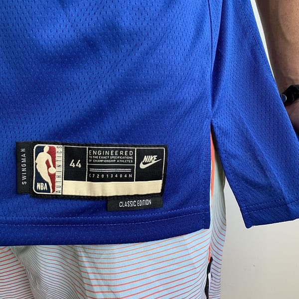 Camiseta Regata NBA Golden States Warriors Curry 30 Classic Edition Azul 2022 Nike - Imagem 9