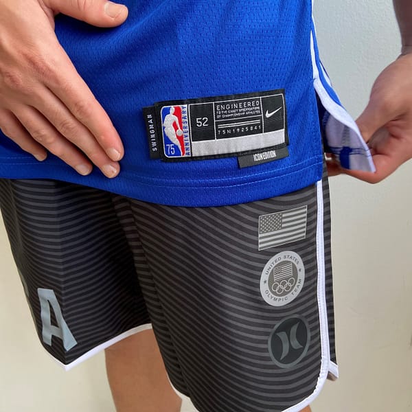 Camiseta Regata NBA Golden States Warriors Curry 30 Icon Edition Azul 2022 Nike - Imagem 6