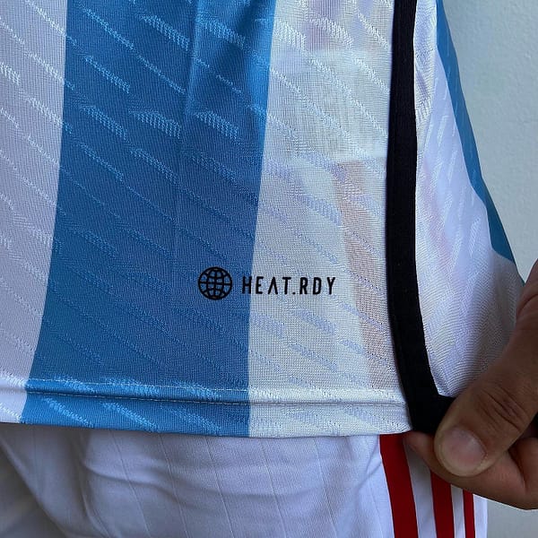 Camisa Seleção Argentina Home Azul Jogador Final Copa do Mundo Catar 2022-2023 Adidas - Imagem 6