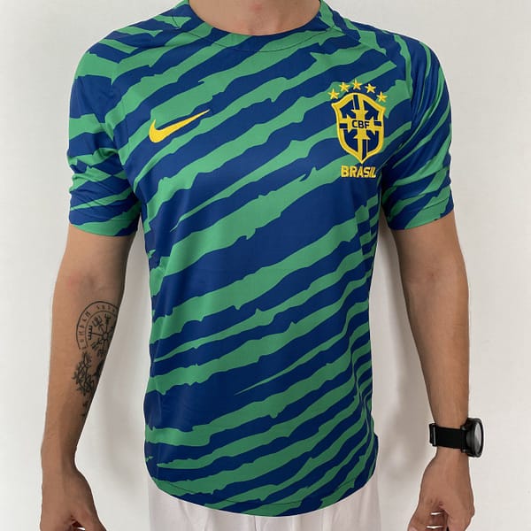 Camisa Seleção Brasil Pré-Match 2023 Copa Nike - Imagem 2