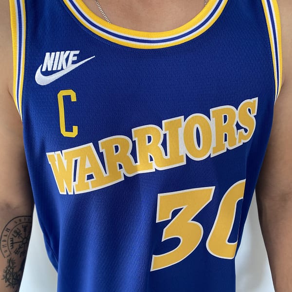 Camiseta Regata NBA Swingman Golden States Warriors Curry 30 Classic Edition Azul 2023 Nike - Imagem 4