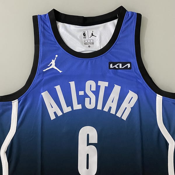 Camiseta Regata Basquete NBA All-Star Game "Team LeBron" Statement Edition LeBron James 6 2023 Azul Nike - Imagem 15