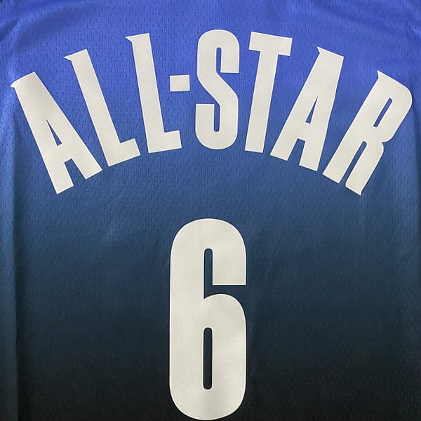 Camiseta Regata Basquete NBA All-Star Game "Team LeBron" Statement Edition LeBron James 6 2023 Azul Nike - Imagem 17