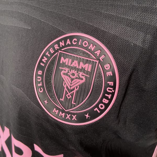 Camisa Inter Miami CF Away 2024 - Messi 10 - Preta Adidas - Versão Jogador - Imagem 9