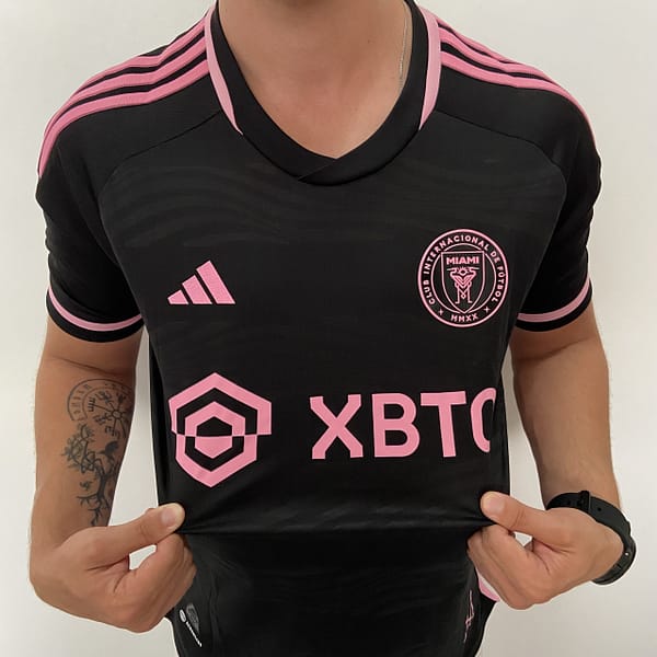 Camisa Inter Miami CF Away 2024 - Messi 10 - Preta Adidas - Versão Jogador - Imagem 7