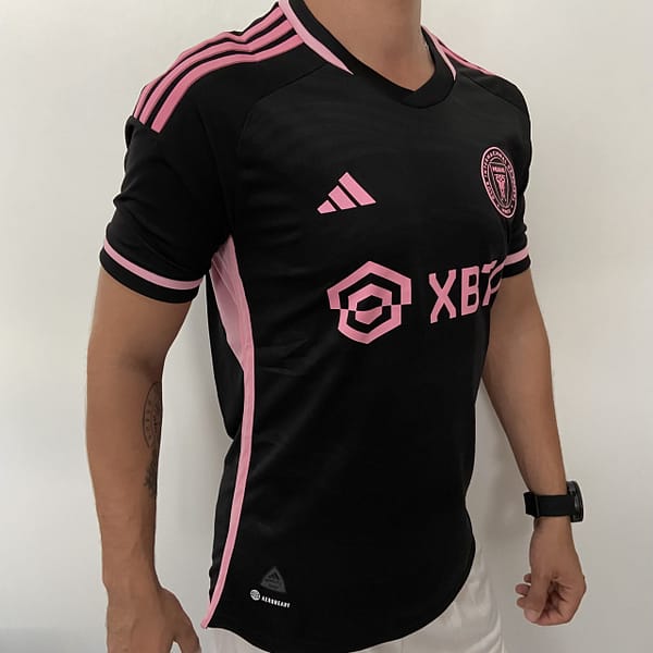 Camisa Inter Miami CF Away 2024 - Messi 10 - Preta Adidas - Versão Jogador - Imagem 6
