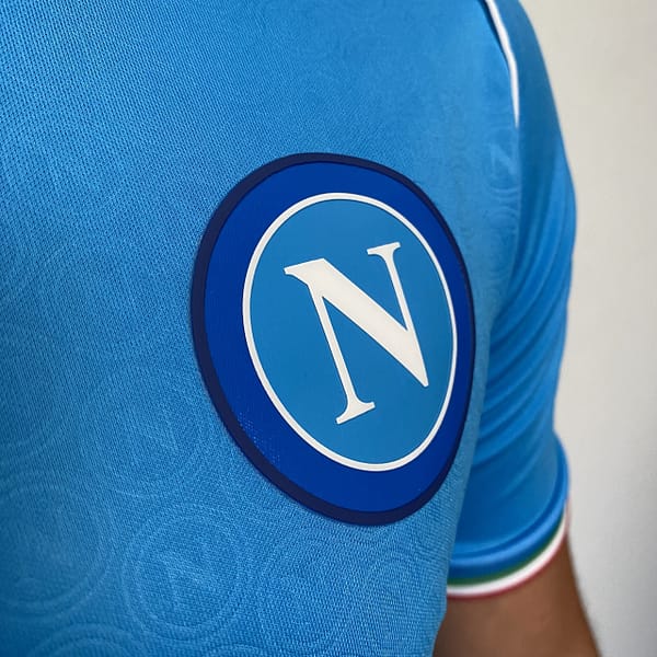 Camisa Napoli Home 2024 Jogador Azul EA7 Armani - Imagem 5