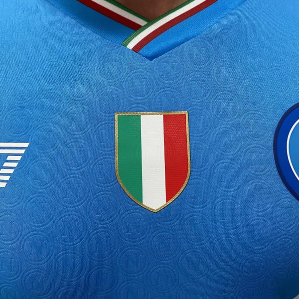 Camisa Napoli Home 2024 Jogador Azul EA7 Armani - Imagem 6