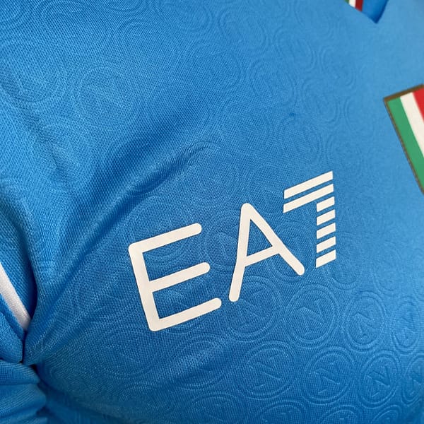 Camisa Napoli Home 2024 Jogador Azul EA7 Armani - Imagem 9