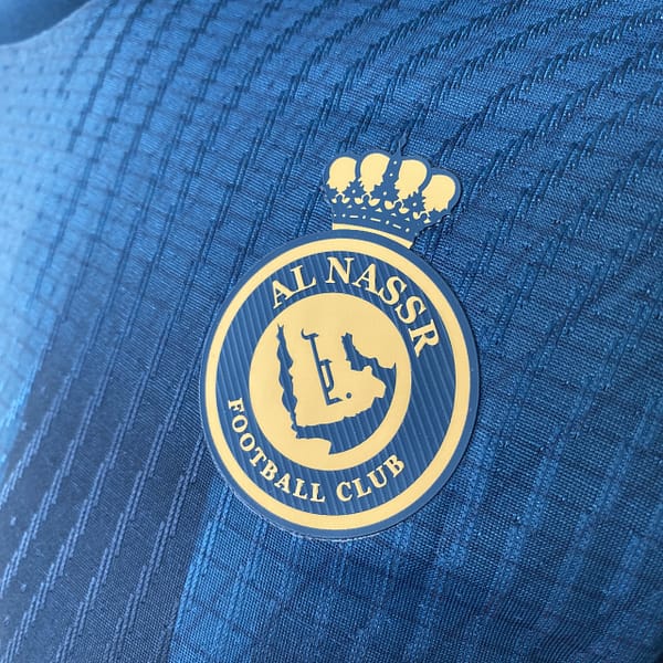 Camisa Al Nassr Away Versão Jogador Cristiano Ronaldo 7 CR7 2024 Nike Verde - Imagem 5