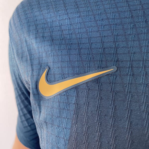 Camisa Al Nassr Away Versão Jogador Cristiano Ronaldo 7 CR7 2024 Nike Verde - Imagem 8