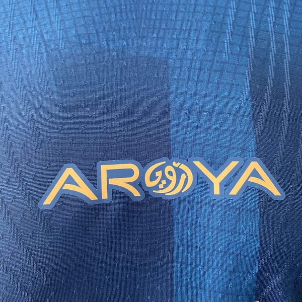 Camisa Al Nassr Away Versão Jogador Cristiano Ronaldo 7 CR7 2024 Nike Verde - Imagem 10