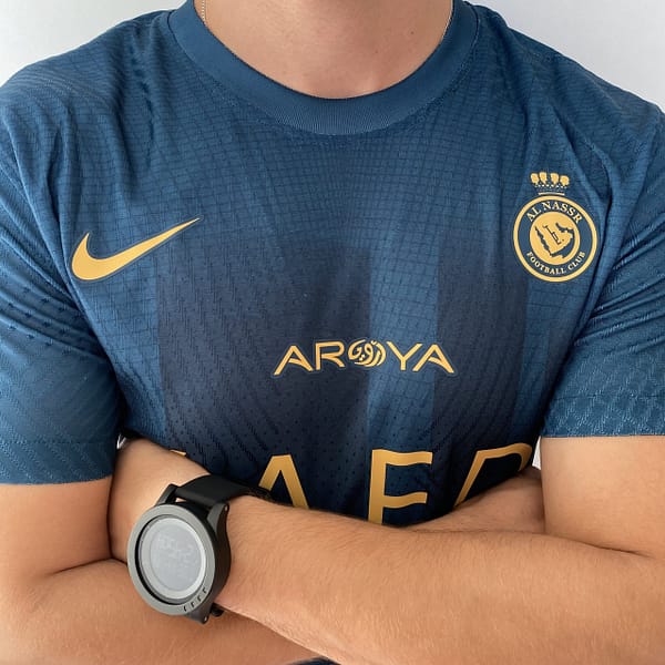 Camisa Al Nassr Away Versão Jogador Cristiano Ronaldo 7 CR7 2024 Nike Verde - Imagem 13